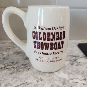 Vtg Souvenir Goldenrod Fun Dinner Theatre Showboat On the St. Louis Levee Mug